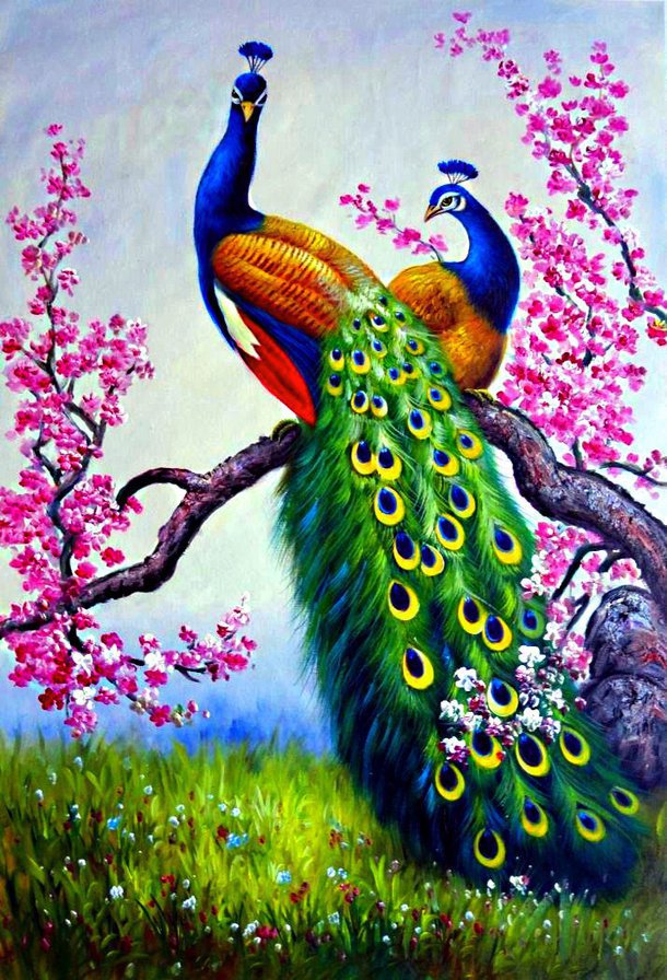 Павлины - оригинал