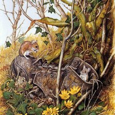 Схема вышивки «мышкин дом»