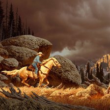 Схема вышивки «галоп»