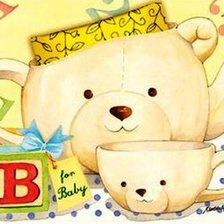 Схема вышивки «imbryczek misiaczek»