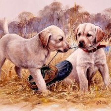 Схема вышивки «ШАЛУНЫ»