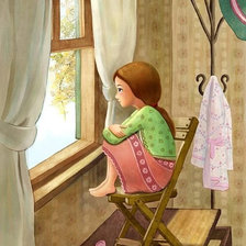 Схема вышивки «oczekiwanie»