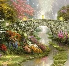 Схема вышивки «мост»