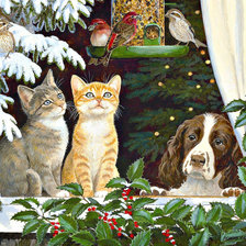 Схема вышивки «у окна»