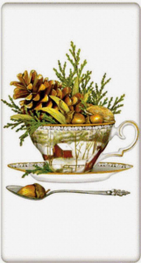 зимнее тепло - уют, чай, для кухни - предпросмотр