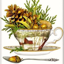 Схема вышивки «зимнее тепло»