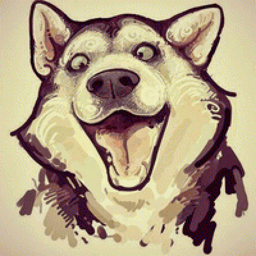 Собакин - хаска=) - предпросмотр