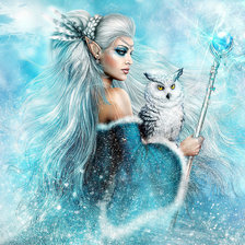 Схема вышивки «Эльфийка»