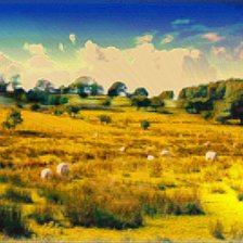 Схема вышивки «Степь»