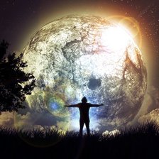 Схема вышивки «Moon»