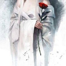 Схема вышивки «Белая»