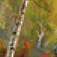 Предпросмотр схемы вышивки «березовая роща» (№1238623)