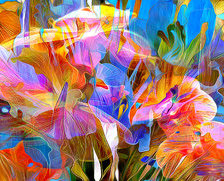 Схема вышивки «Цветы»