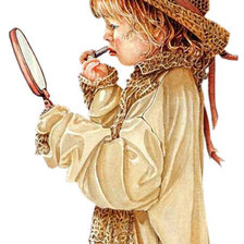 Схема вышивки «Мамина помада»