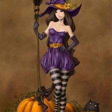 Схема вышивки «czarownica»