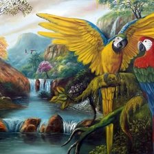 Схема вышивки «Пара»