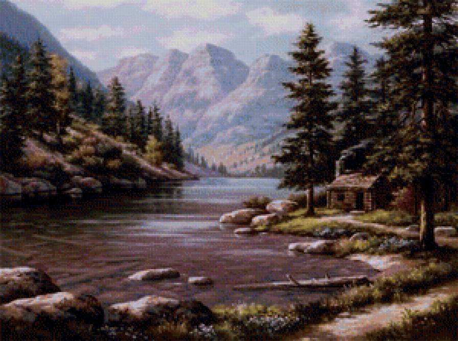 пейзаж - река, природа, пейзаж - предпросмотр