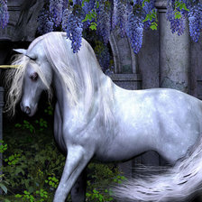 Схема вышивки «Единорог»