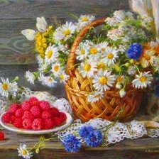 Схема вышивки «Середина лета»