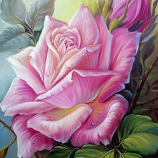 Схема вышивки «Роза»