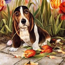 Схема вышивки «Проказник»