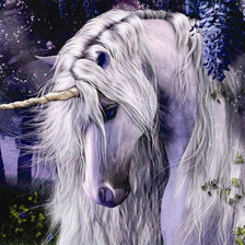 Схема вышивки «Единорог»