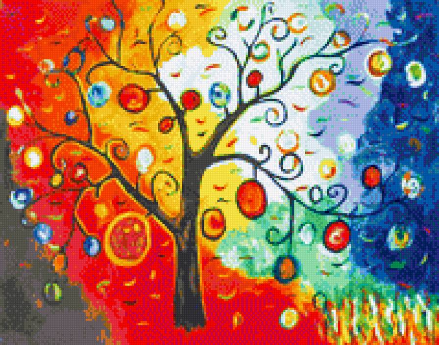 дерево климта - климт, дерево, дерево жизни - предпросмотр