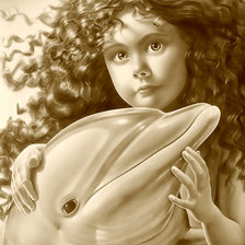 Схема вышивки «Русалочка»