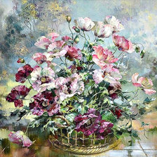 Схема вышивки «Маки»