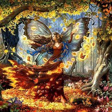 Схема вышивки «фея»