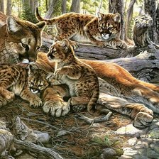 Схема вышивки «дружная семейка»