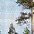 Предпросмотр схемы вышивки «Сирень на краю леса» (№1242541)