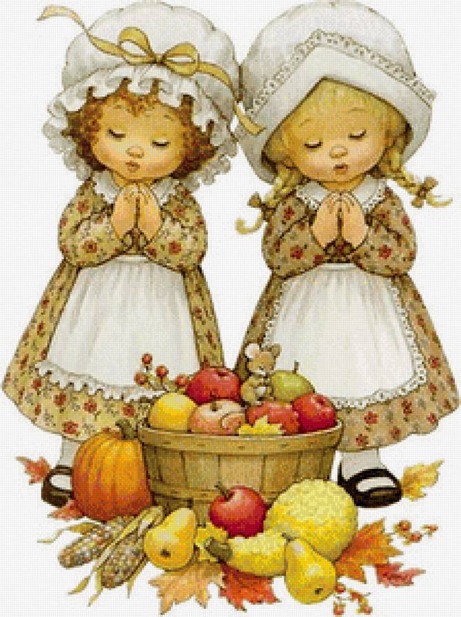 дети и дары осени - дети, детское - предпросмотр