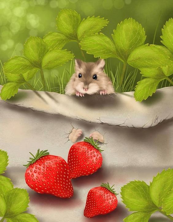 Мышка - мышка, ягоды - оригинал