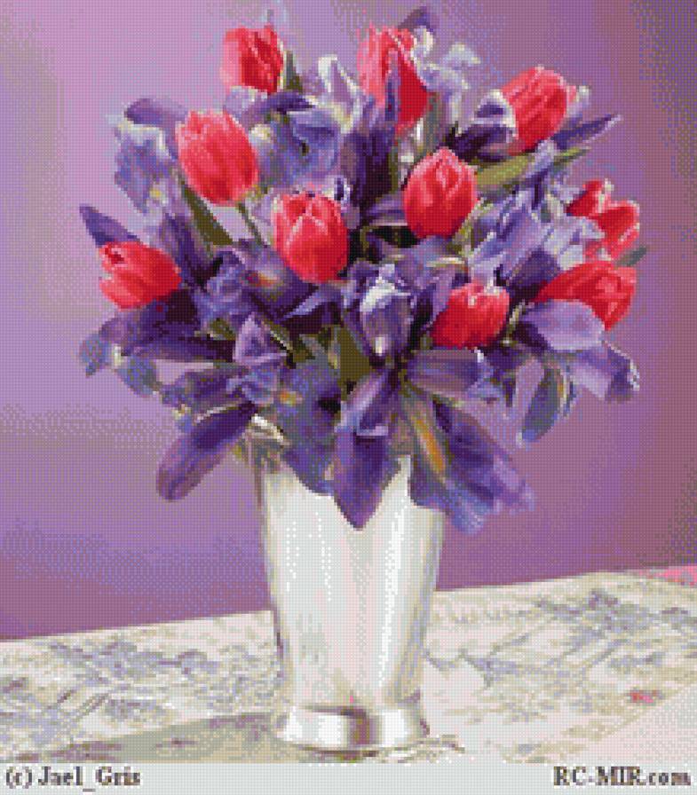 Весенний букет - предпросмотр