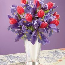 Схема вышивки «Весенний букет»