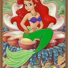 Схема вышивки «русалочка»
