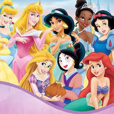 Схема вышивки «принцессы Диснея»