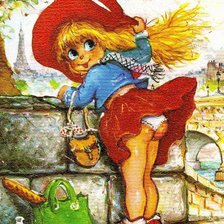 Схема вышивки «девочка»