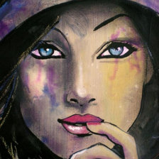 Схема вышивки «"женский образ"»