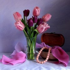 Схема вышивки «Тюльпаны»