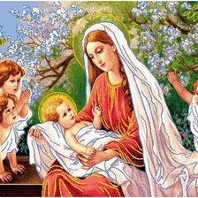 Схема вышивки «религия»