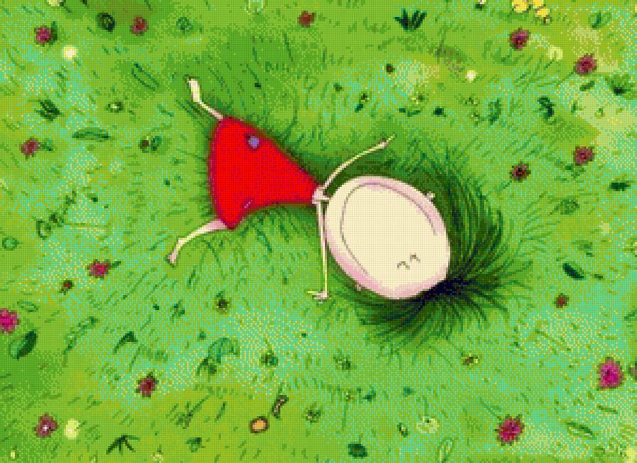 zielono mi - laka, lato, dziewczynka - предпросмотр