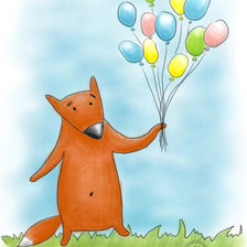 Схема вышивки «Лисенок»