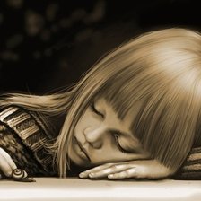 Схема вышивки «Девочка»