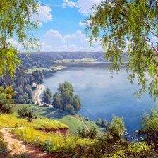 Схема вышивки «Родные просторы»