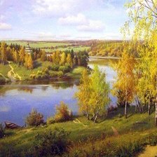 Схема вышивки «Родные просторы»