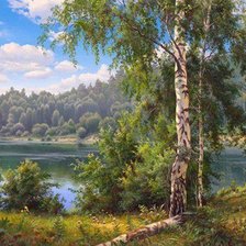 Схема вышивки «Родные просторы»