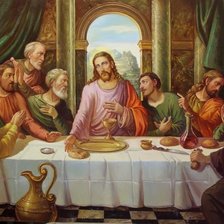 Схема вышивки «тайна вечеря»