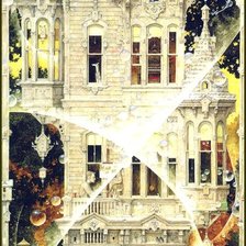 Схема вышивки «Воздушный замок Дэниела Мерриам 5»